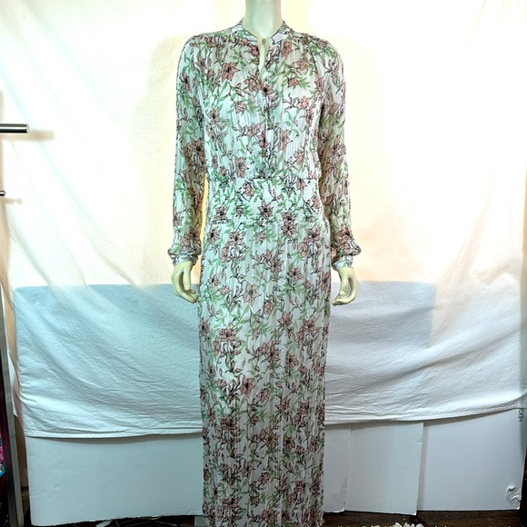 rag & bone white floral Calista maxi dress, size S, NWT - Picture 3 of 10